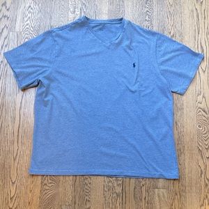 Polo Ralph Lauren Light Blue V-Neck T-Shirt